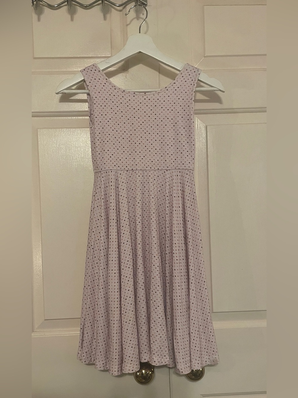 Omi Jo Girls Pink Heart Print Dress | Sweet Soft Girl & Coquette Style spinning